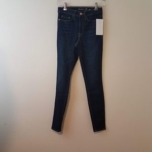 Athleta Women's 0 Sculptek Ultra Skinny Midnight Jean Ultra Darkwash 511195 NWT